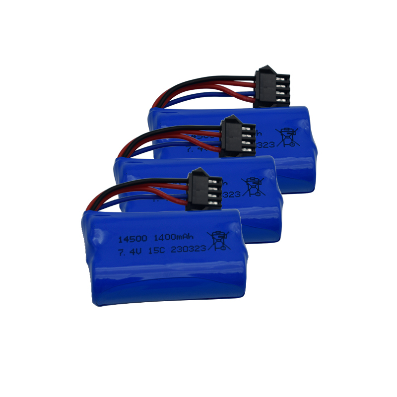 7.4V 1400mAh 14500 lithium-ion - Rc Helicopter Parts incelemesi ve fiyatı