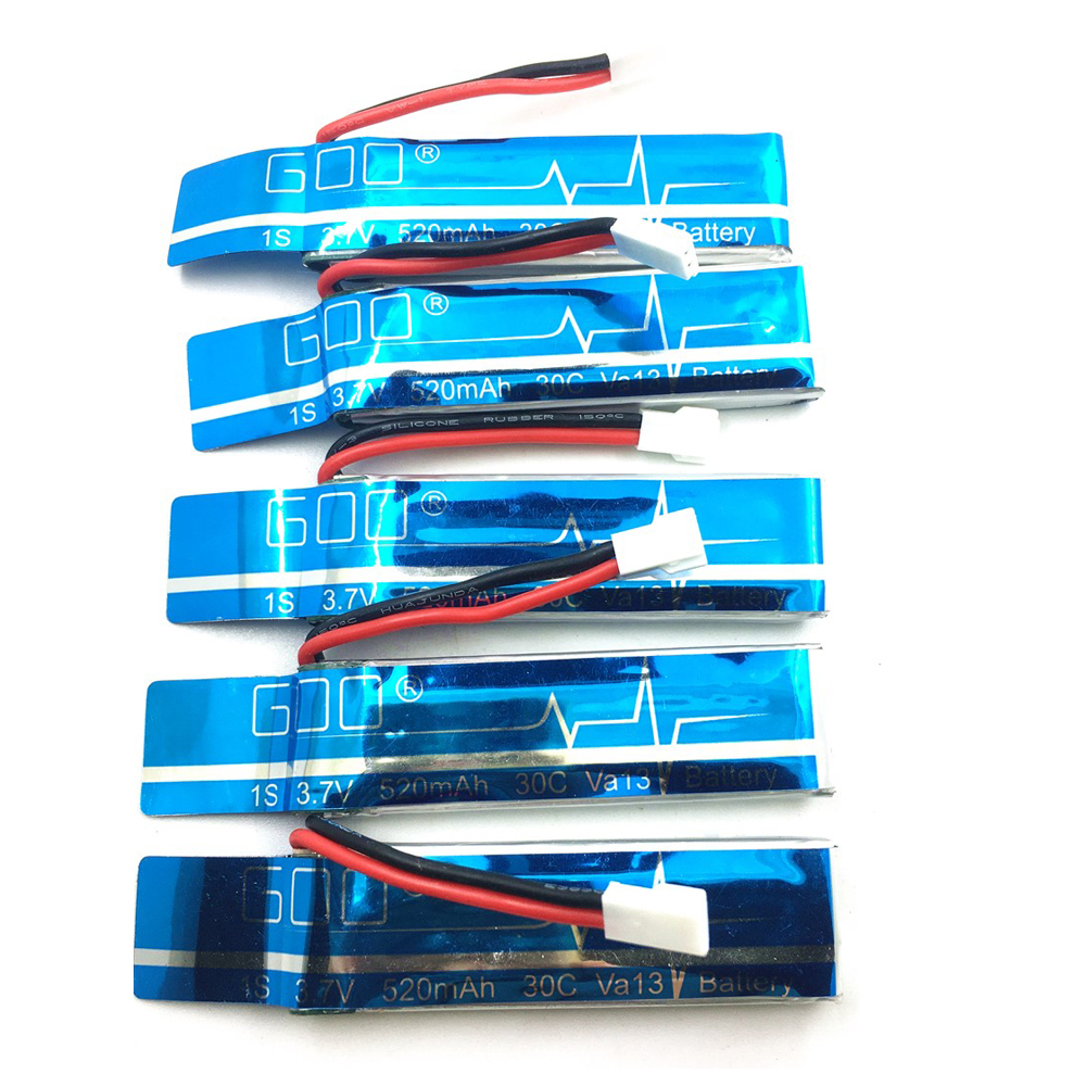 5PCS 3.7V 520mAh 30C Upgraded  - Rc Helicopter Coaxial incelemesi ve fiyatı