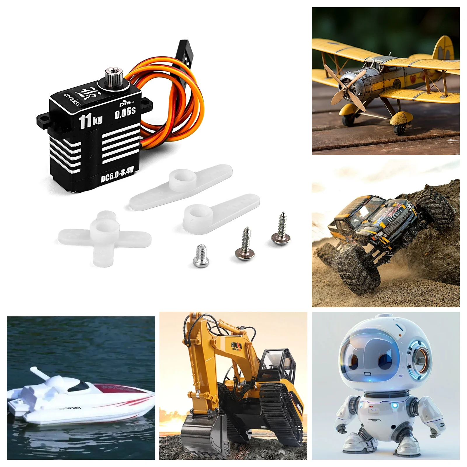 H-11 11KG Micro Digital Servo  - Rc Helicopter Motor incelemesi ve fiyatı