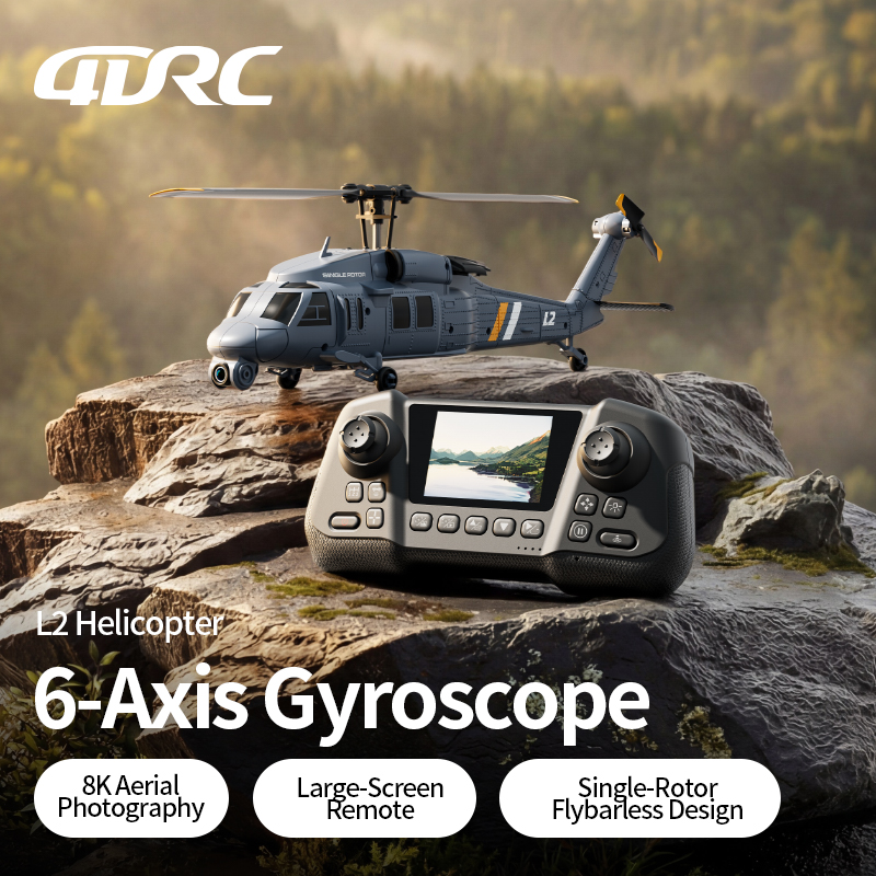 4DRC L2 RC Apache Military Fig - Rc Helicopter Single Rotor incelemesi ve fiyatı
