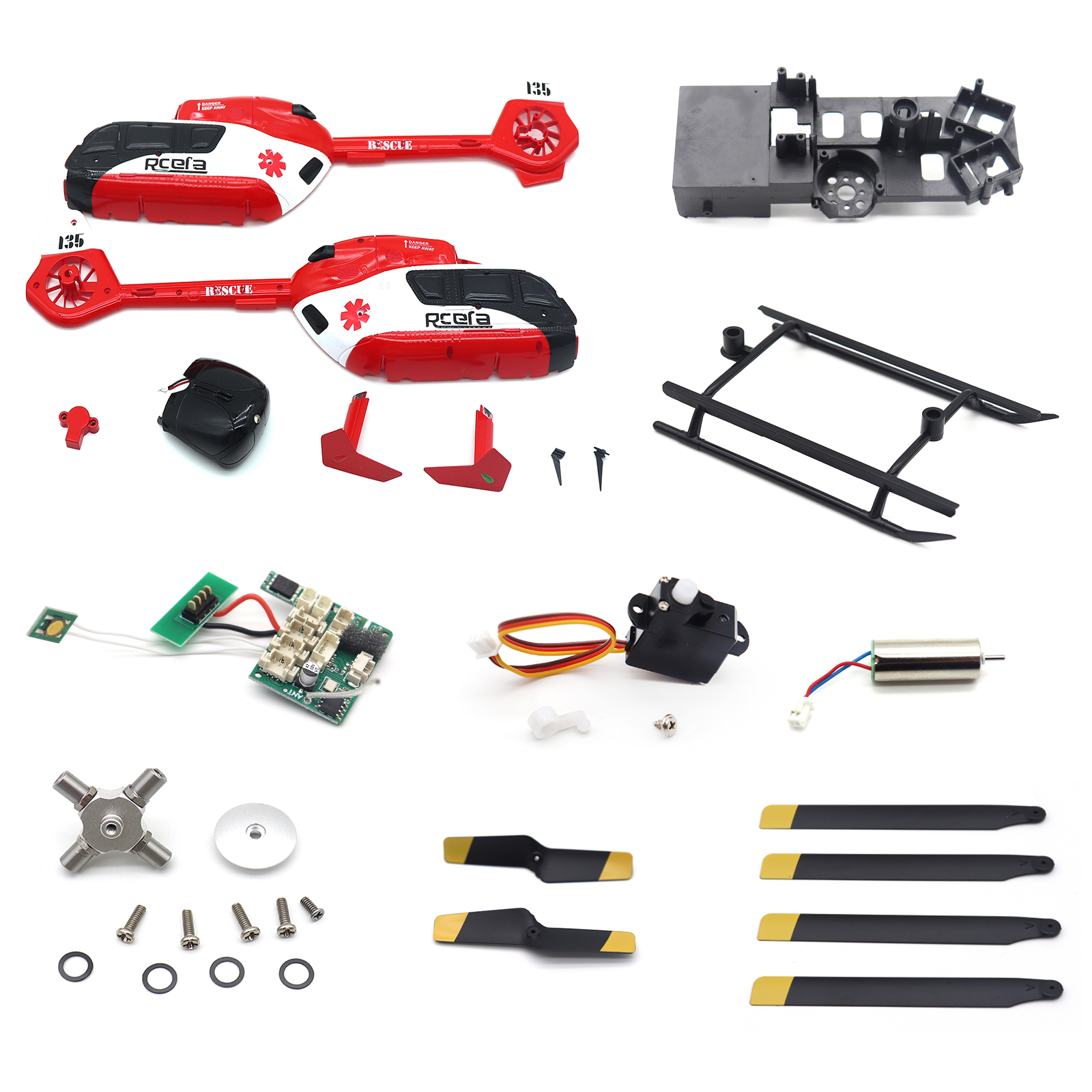 Original Parts for C159 EC-135 - Rc Helicopter Motor incelemesi ve fiyatı