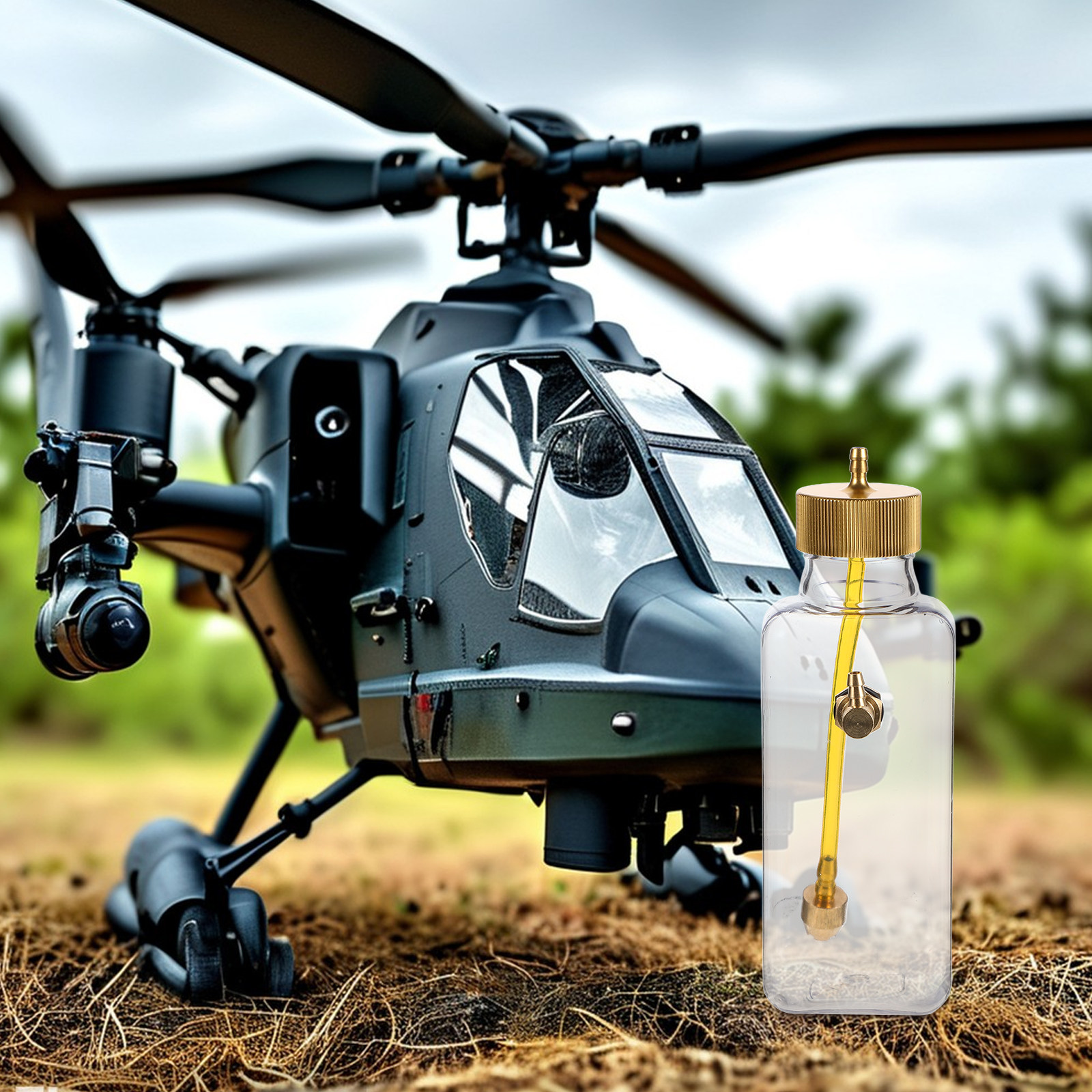 1Set Clear Plastic Rc Gas Tank - Rc Helicopter Gas incelemesi ve fiyatı
